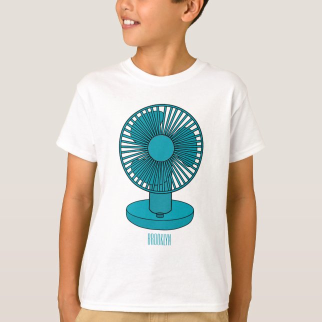 Fan cartoon illustration  T-Shirt (Front)