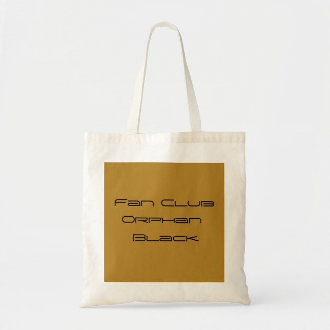 Fan Club Orphan Black geometric font Tote Bag (Front)