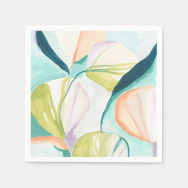 Fan Flowers IV Napkin (Front)