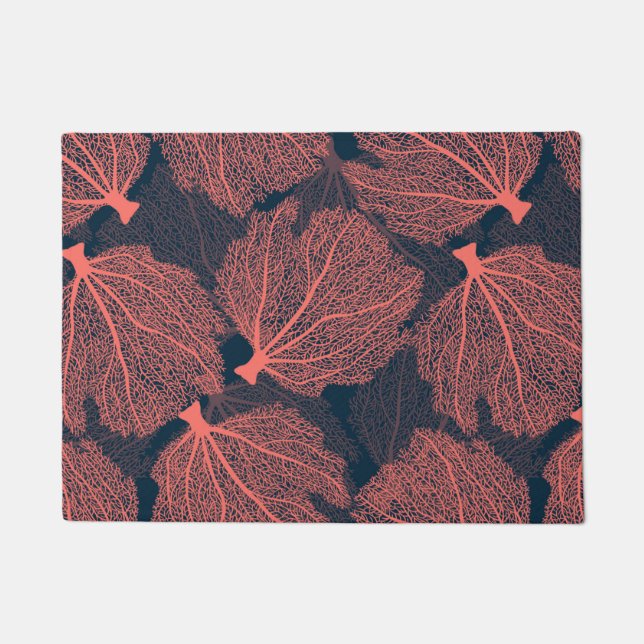Fan living colral doormat (Front)