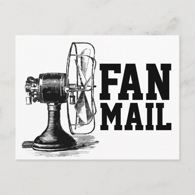 FAN MAIL Postcard (Front)
