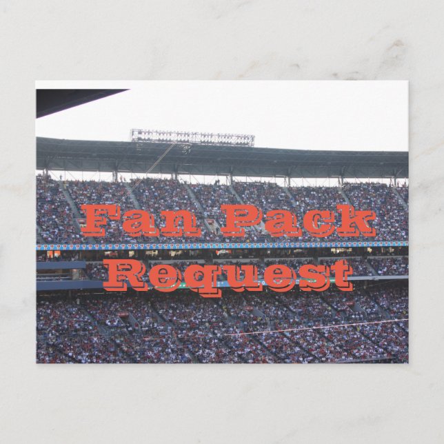 Fan Pack Request Postcard (Front)