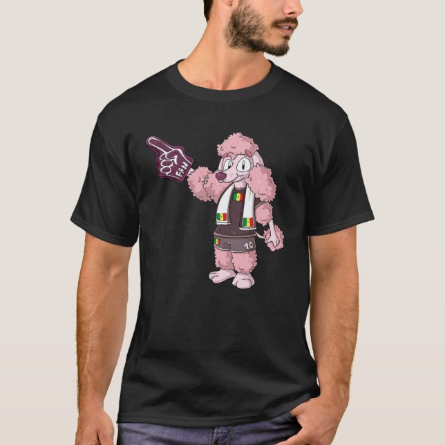 Fan Poodle Senegal T-Shirt (Front)