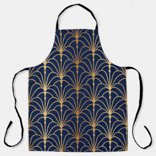 Fan seamless pattern. Chinese, Japanese style. Tra Apron