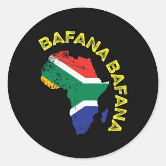 Fana Fana South Africa Soccer  Classic Round Sticker