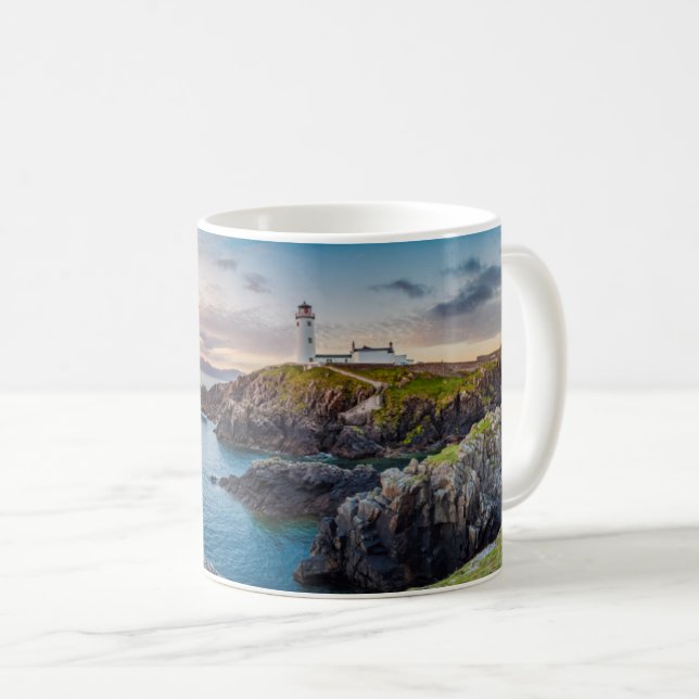 Fanad Head Lighthouse | Donegal, Ireland Coffee Mug (Front Right)
