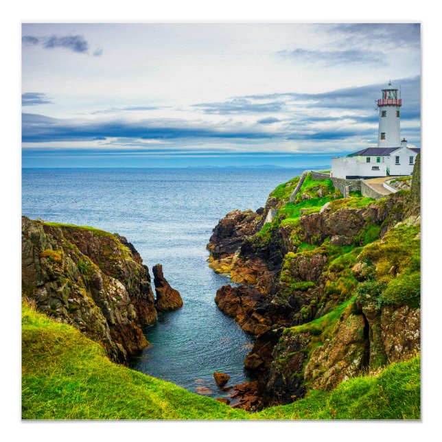 Fanad Head Lighthouse Donegal Ireland Poster (Front)