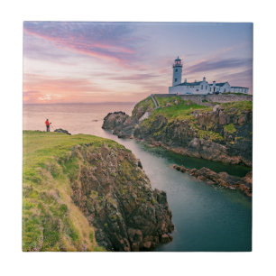 Fanad Head Lighthouse   Donegal, Ireland Tile