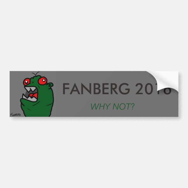 FANBERG 2016 Bumper Sticker (Front)