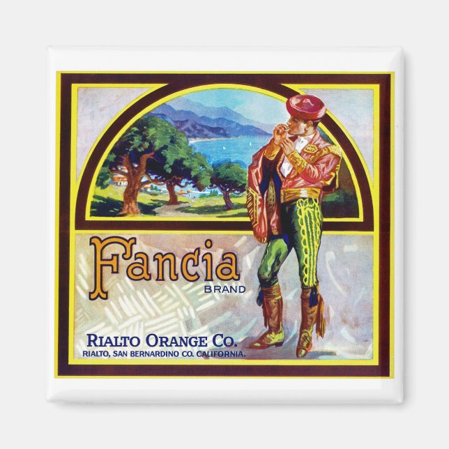 Fancia Oranges Magnet (Front)