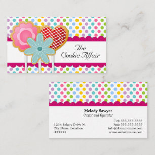 Fanciful Cookie Pops Business Card