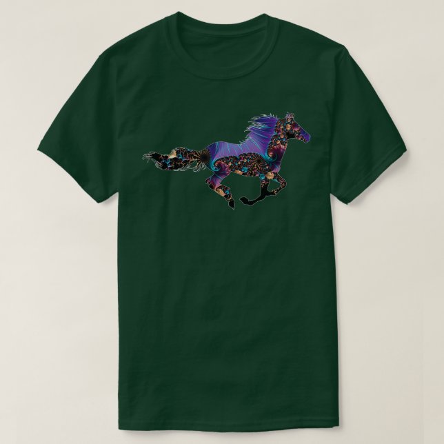 Fanciful Horse T-Shirt (Design Front)