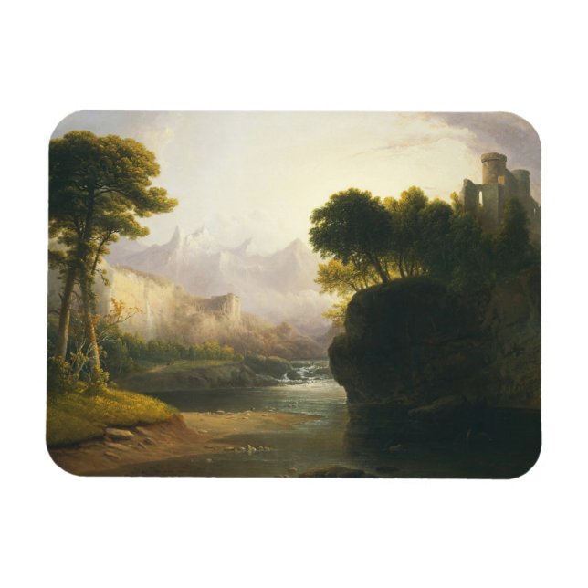 Fanciful Landscape by Thomas Doughty Magnet (Horizontal)