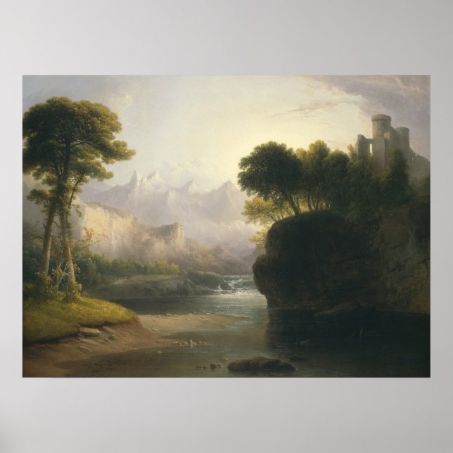 Fanciful Landscape, Thomas Doughty Fine Art Poster (Front)