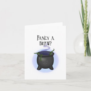 Fancy a Brew? Witchy Card