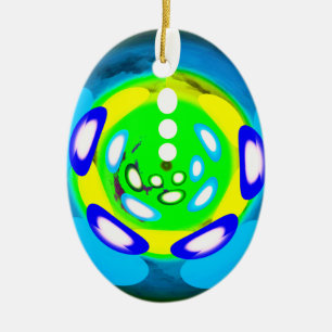 Fancy art ceramic tree decoration