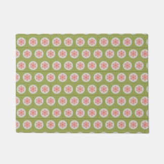 Fancy Artistic Snowflake Pattern Holiday Doormat