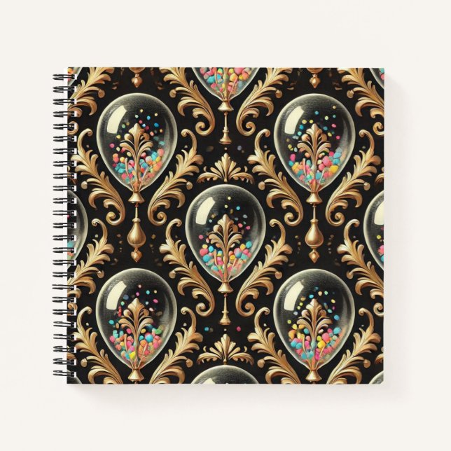 Fancy Balloons Notebook (Front)