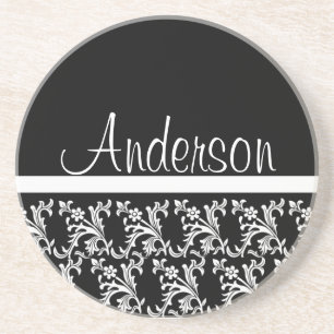 Fancy Black Coaster