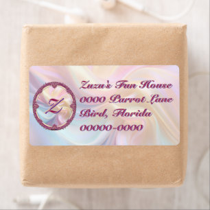 Fancy Border Colourful Pastel Silk Personalise