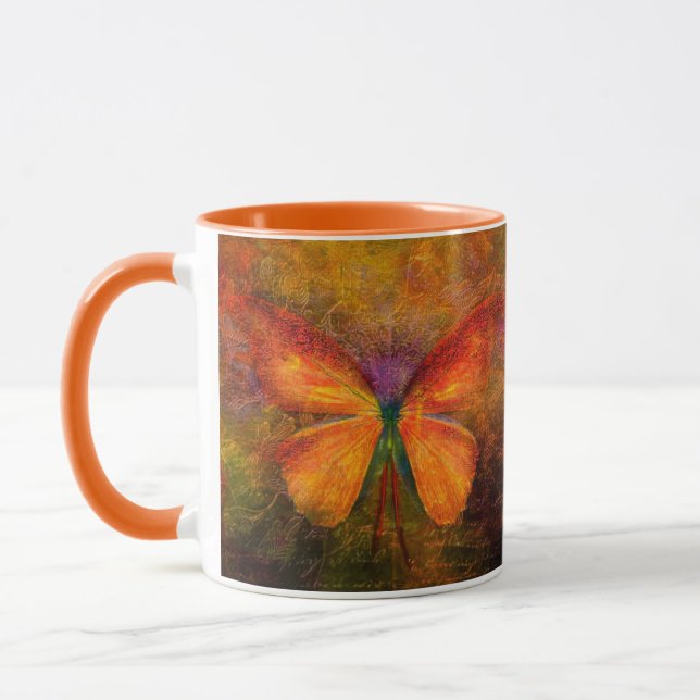 Fancy butterfly  mug (Left)
