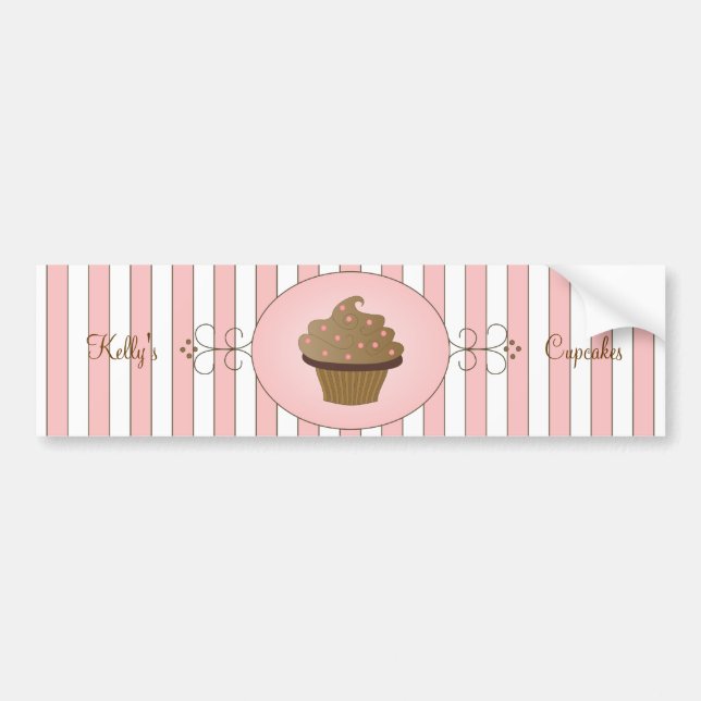Fancy Cake Bumper Sticker (Front)