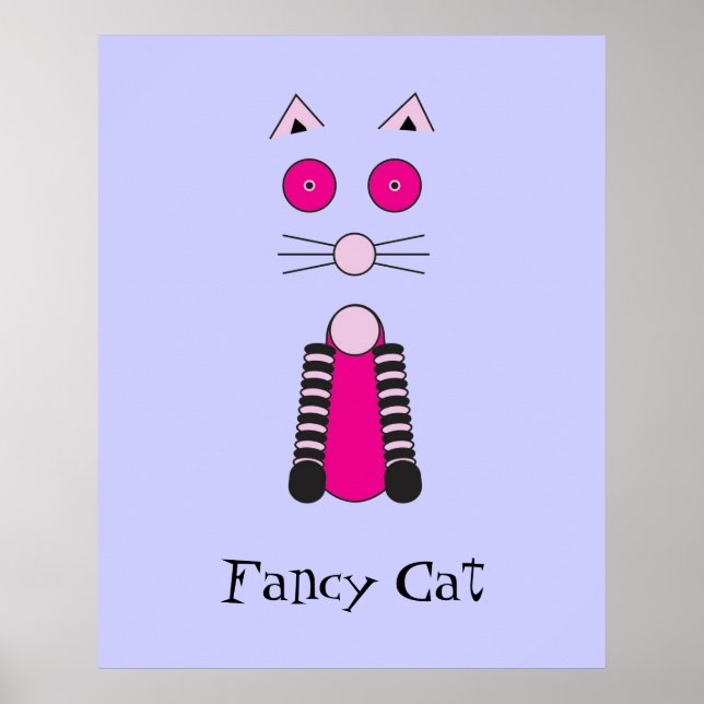 Fancy Cat Poster (Front)