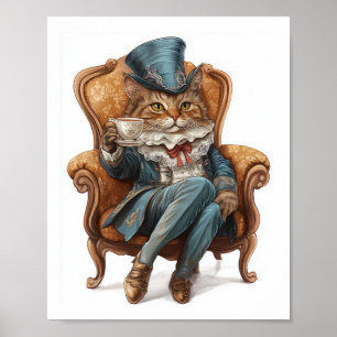 Fancy Cat Society � Victorian Royal Kitty Poster