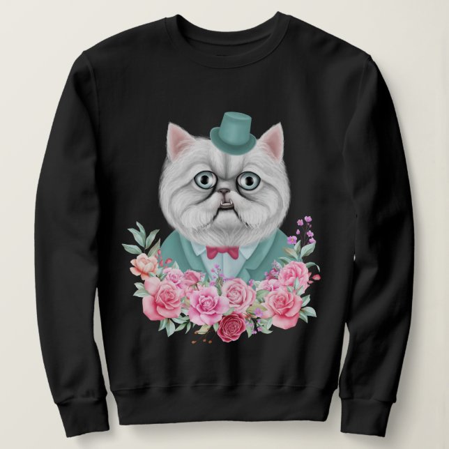 Fancy Cat Sweatshirt (Design Front)