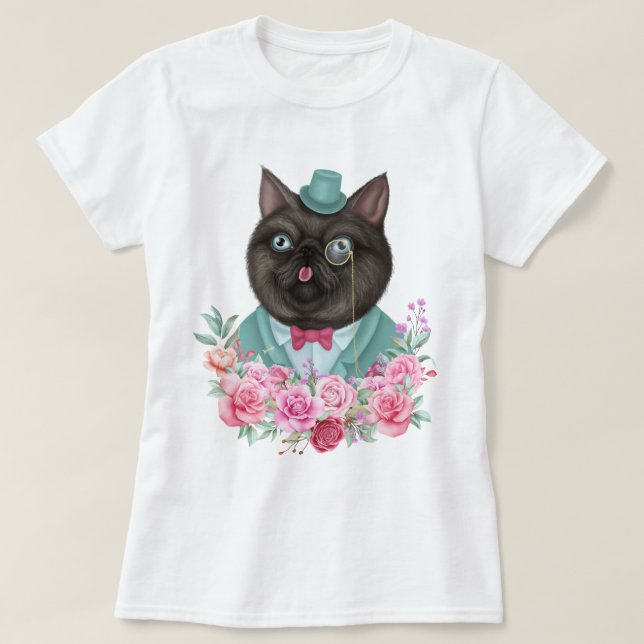 Fancy Cat T-Shirt (Design Front)