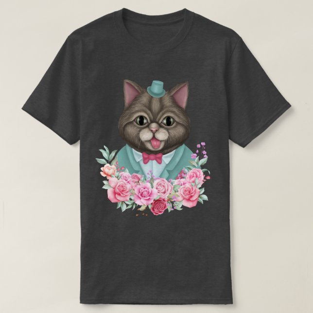 Fancy Cat T-Shirt (Design Front)