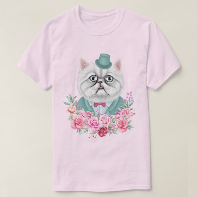 Fancy Cat T-Shirt (Design Front)