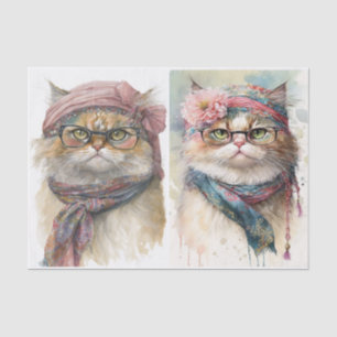 Fancy Cats  Tissue Paper