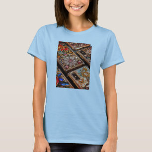 Fancy Cell Phones on a Woman White Short Sleeve T-Shirt