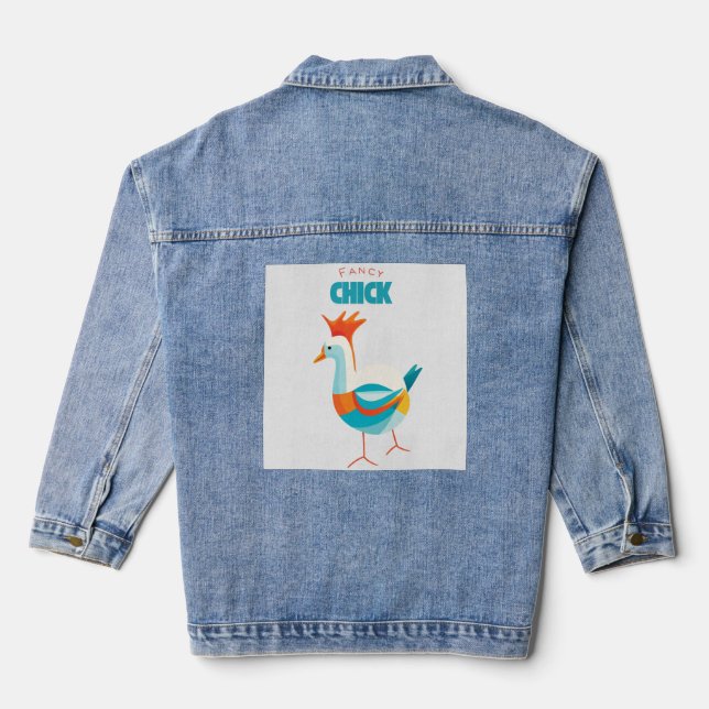 Fancy Chick Denim Jacket (Back)
