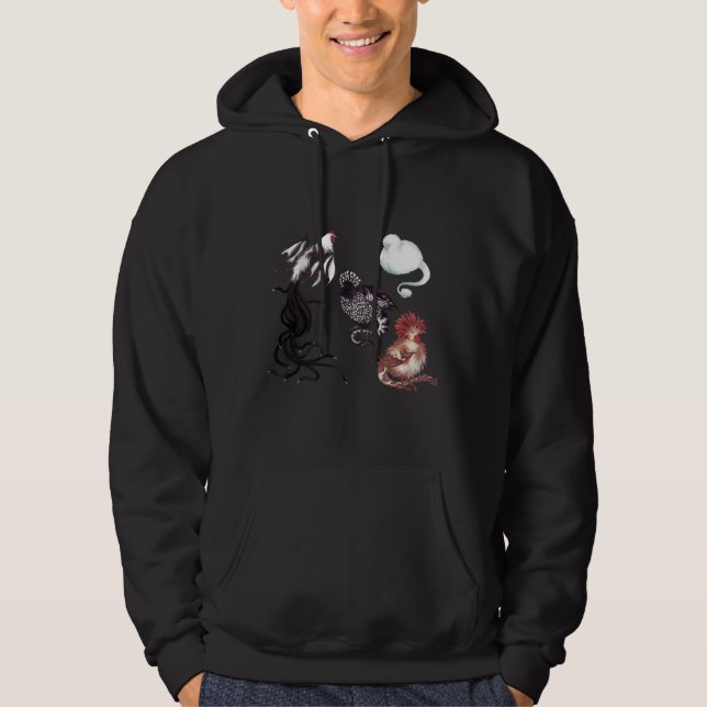 fancy chicken cockatrices   hoodie (Front)