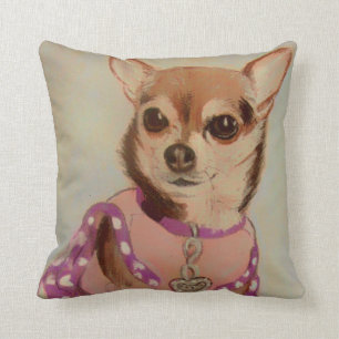 Fancy Chihuahua Cushion