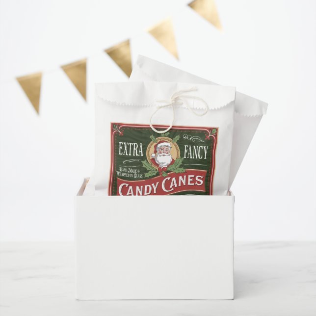 Fancy Christmas candy cane party Favour Bags (Party)