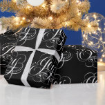 Fancy Christmas JOY Chalk Calligraphy Lettering Wrapping Paper<br><div class="desc">This is rich and elegant when tied with a red bow - a real 'WOW' factor wrapping paper. Whenever I sing this Christmas carol, the 'Joy' portion is always so much fun. It comes out in full strength and with… JOY. That was the inspiration for this marvellous piece of chalk...</div>