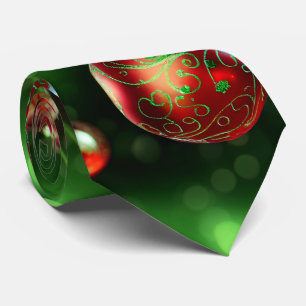 Fancy Christmas Ornament Tie