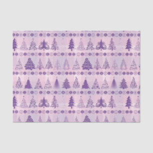 Fancy Christmas Tree Pink Tissue Paper