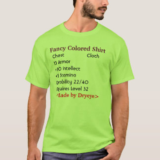 Fancy Coloured Shirt (Cloth Armour) - With Stats