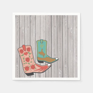 Fancy Cowboy Boots Napkin