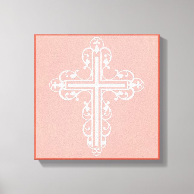 Fancy Cross Design No.1 Canvas Print (Front)
