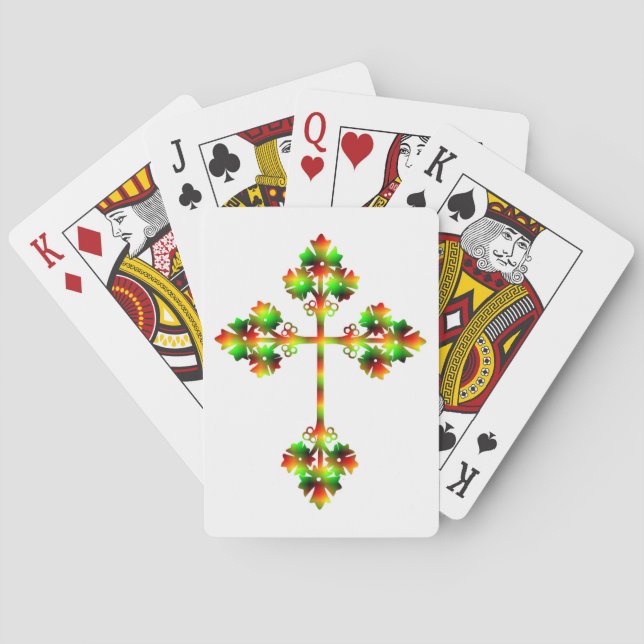 FANCY CROSS PLAYING CARDS (Back)