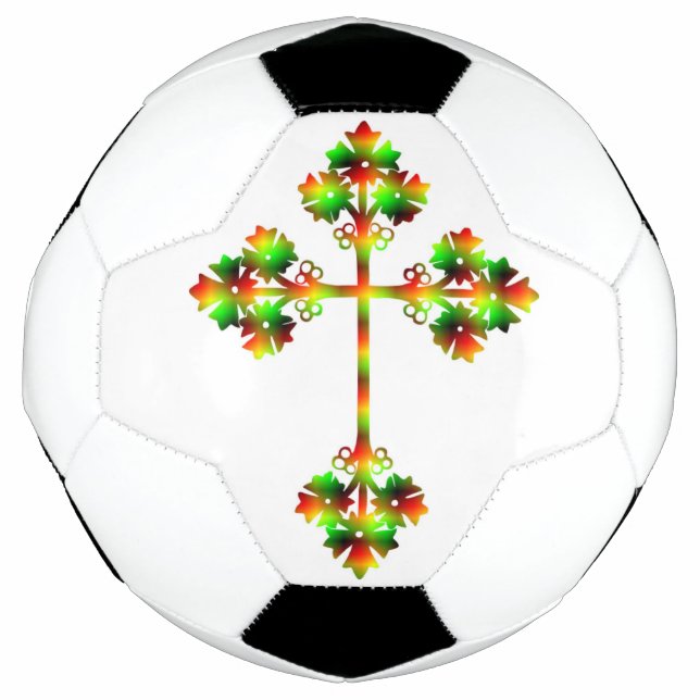 FANCY CROSS SOCCER BALL (Front)