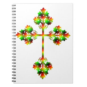 FANCY CROSS SPIRAL NOTEBOOK