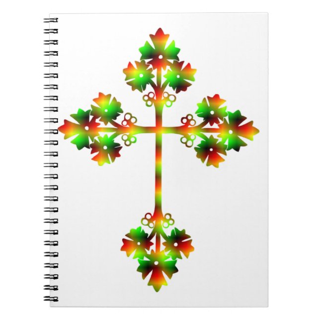 FANCY CROSS SPIRAL NOTEBOOK (Front)