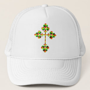 FANCY CROSS TRUCKER HAT