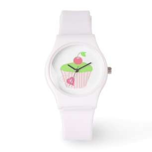 Fancy Cupcake with a Cherry on Top Watch
